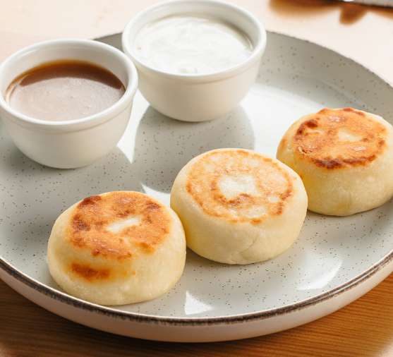 Сырники с соленой карамелью